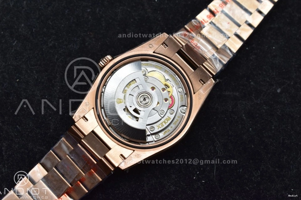 667 Edition DayDate QF Bracelet Best 36 (Gain RG Steel V5 Diamond Weight) on with Dial 904L President Stick Blue vr3255 WeatherProof 0717
